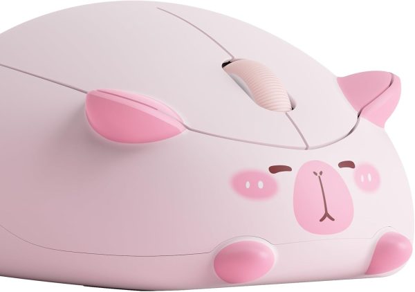 Akko Wireless Gaming Mouse – Pink Capybara Edition