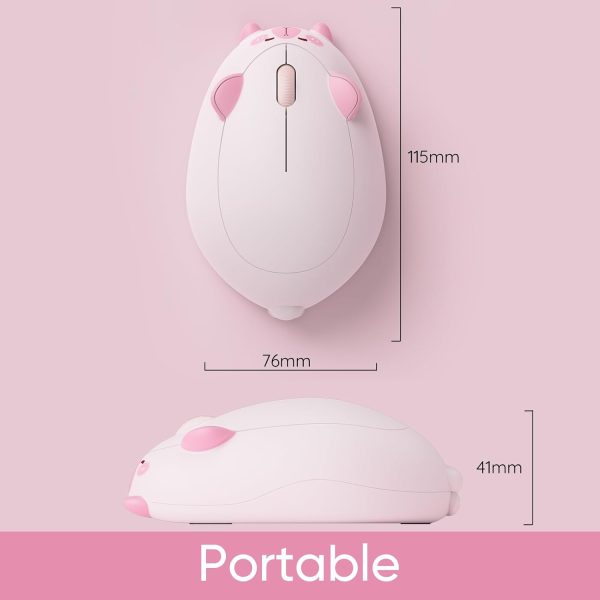 Akko Wireless Gaming Mouse – Pink Capybara Edition - Image 4