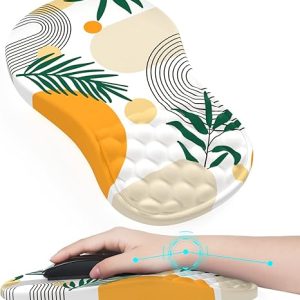 Ergonomic Mouse Pad and Keyboard Wrist Rest Set