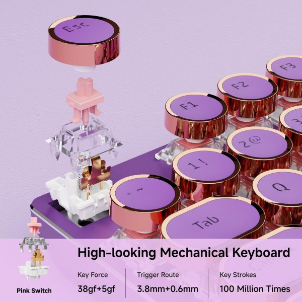 Nvere Wired Large Print Keyboard - Image 3