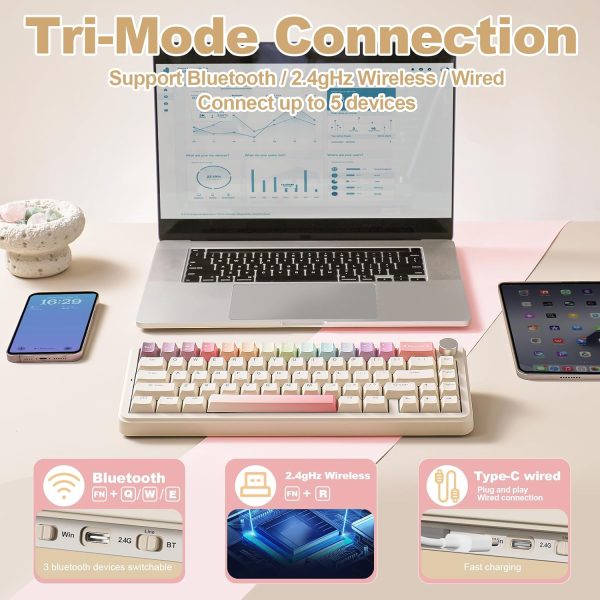 Nvere B68 Wireless Mechanical Keyboard - Image 4