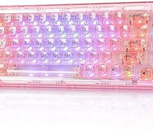 Nvere X71 Wireless Hot Swappable Transparent Mechanical Keyboard