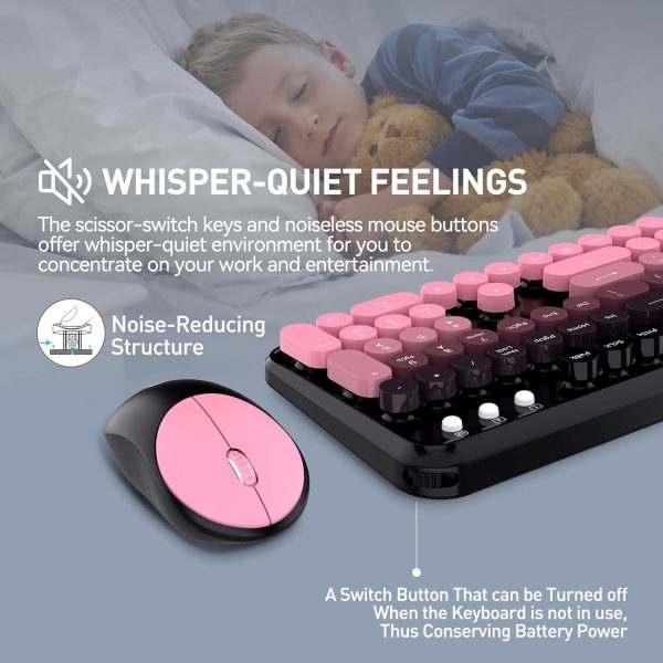 Nvere Wireless Keyboard and Mouse Combo - Image 2